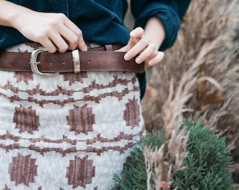 Brown Leather Money Belt