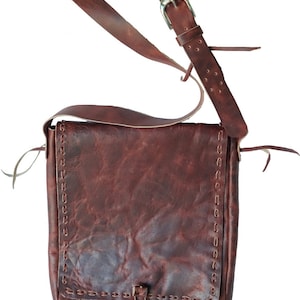 Leather Satchel | Courier bag | Brown Satchel | leather shoulder bag