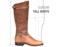 Custom Tall Leather Boots Wide Calf - Handmade Knee High Custom Fit product logo