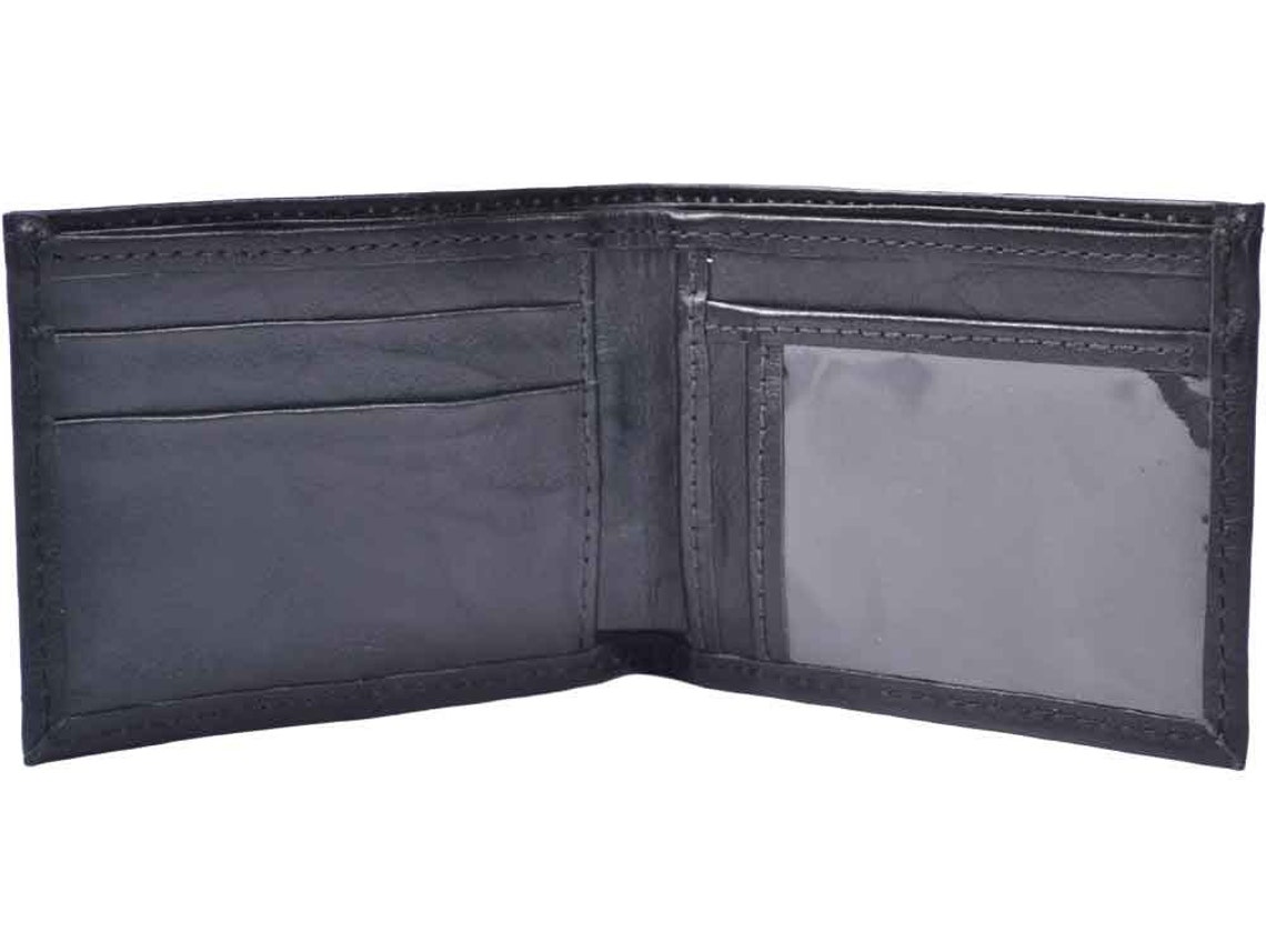 Bi-fold Wallet Leather Bifold Minimalist Wallet License - Etsy