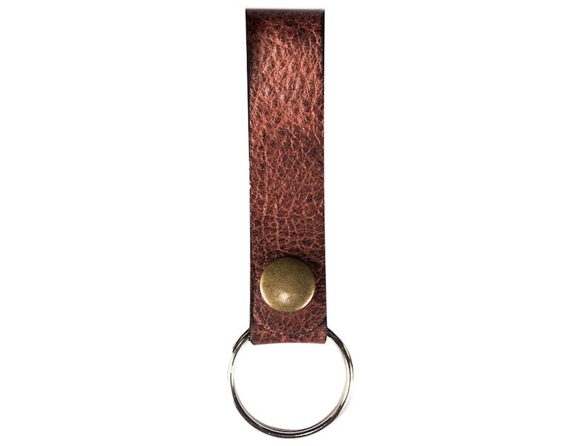Leather Key Chain Key Fob Etsy