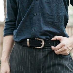 Leather Money Belts Money Belt Pocket Belt Black and - Etsy