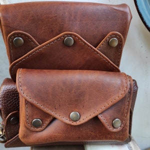 Leather Coin Purse & Card Holder Wallet