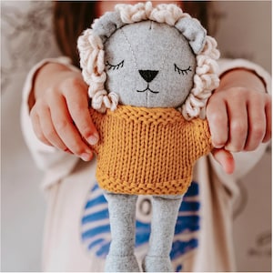 Percy the Lion and Gladys Sheep Soft Toy Made with Social Enterprise in Mind