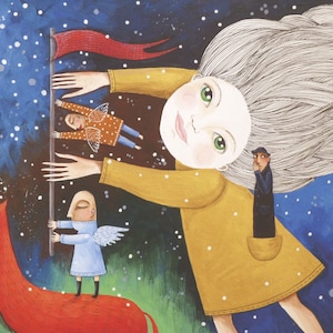 Postcard "Dream Interpretation" Artist: Rita Wolff, Art Card
