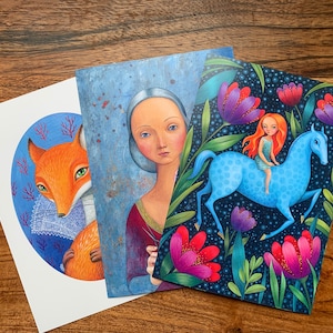 Postcard set, 3 different motifs A6
