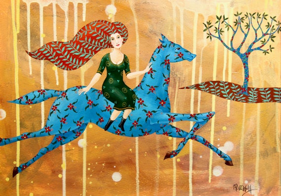 Horse, Fine Art Print, A4 (297 x 210mm), (11.7 x 8.3 in)