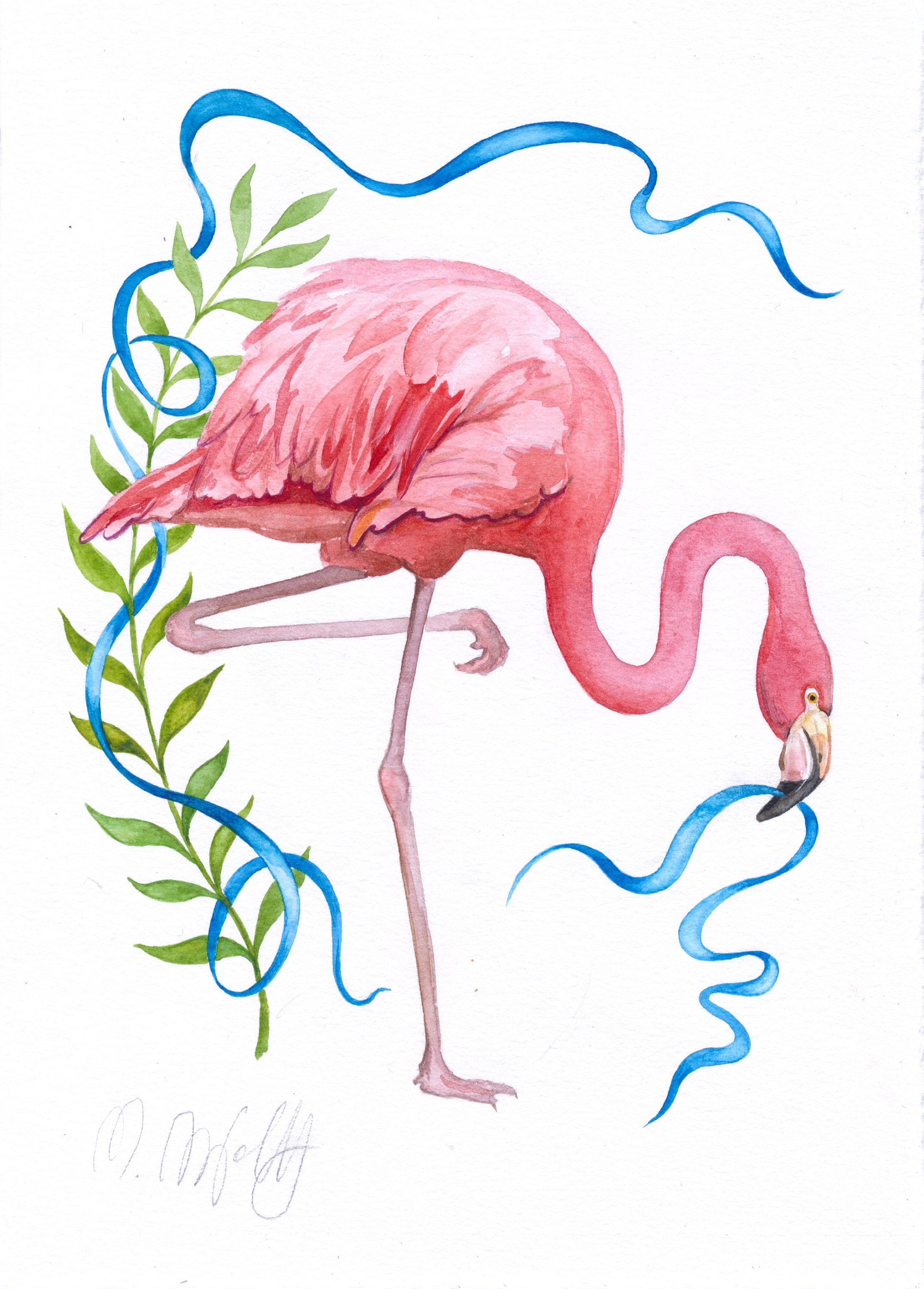 Flamingo Sketch Vector Illustration Stock Vector (Royalty Free) 323445266 |  Shutterstock