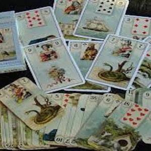 Predictive Nine Card or "Box Spread"  Lenormand Reading