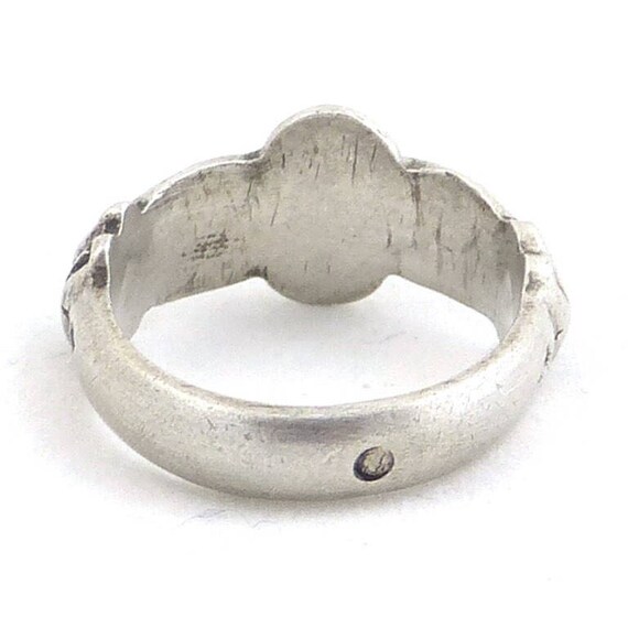 Moroccan Solid Silver Berber handcrafted flower r… - image 6