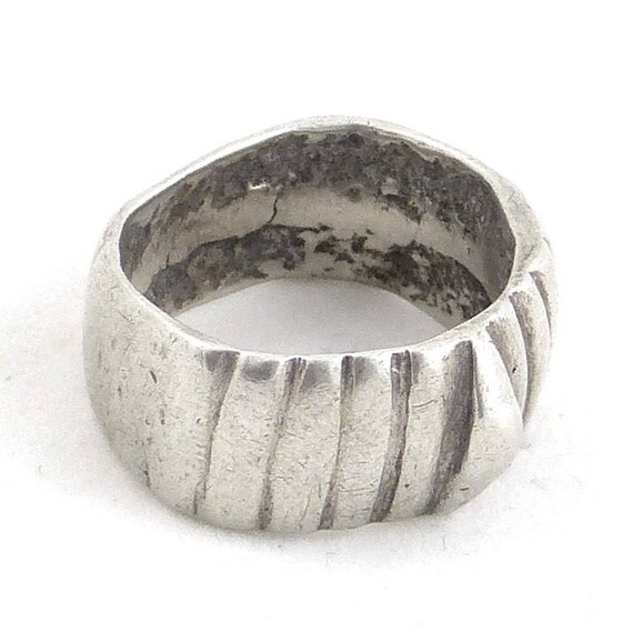 Moroccan Solid Silver ring, Berber handcrafted ri… - image 4