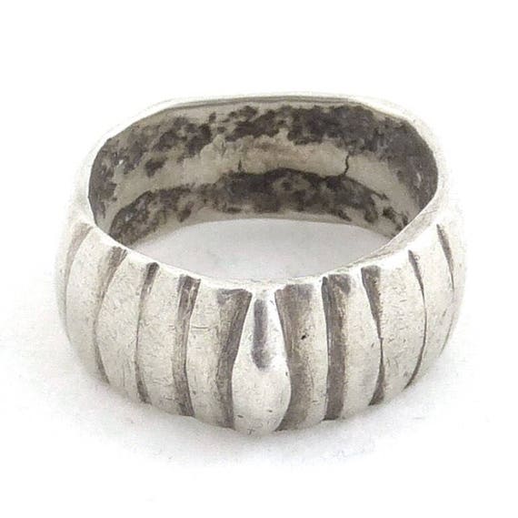 Moroccan Solid Silver ring, Berber handcrafted ri… - image 2