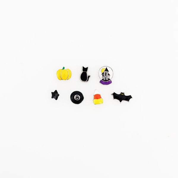 HALLOWEEN FLOATING CHARMS, Floating Charms For Lockets, Charms, Locket Charms, Floating Locket Charms, Locket Charms, Halloween