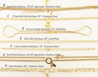 FLOATING MEDAILLON HALSKETTE, Medaillon Halskette, Gold Medaillon Halskette, Gold Halskette, Edelstahl Medaillon Halskette, Halskette