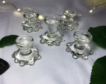 Glass marble stand - fully clear