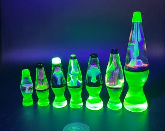 Glass uranium Vaseline solid lava lamps MTO