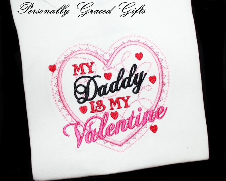My DADDY is my Valentine Daddy's Girl Daughter Princess | Etsy