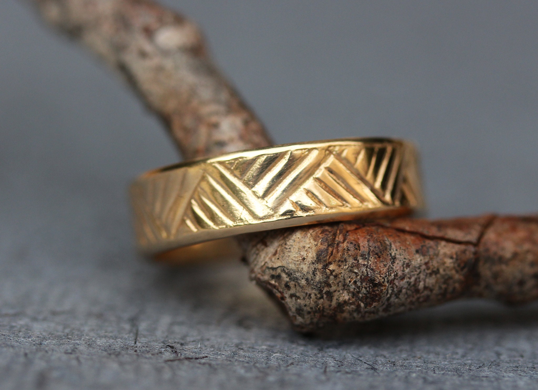 Wedding band Men's Wedding Ring Man Gold Ring 14k Etsy