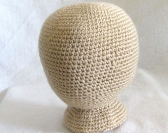 Adult Mannequin Head,  Mannequin Head Adult, Head Mannequin Adult, crochet mannequin, adult size mannequin, 21.5 inch mannequin,