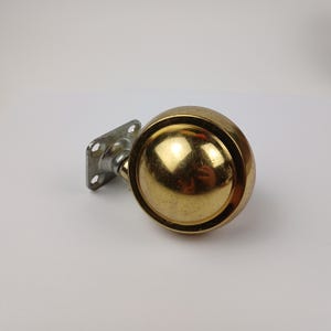 Gouden bedframe Wiel massief metaal rond zwenkwiel Draaibare bal met plaatmontage Tafelpoot stoelpoten Theewagen Magazijnmeubilair Loft Rustiek