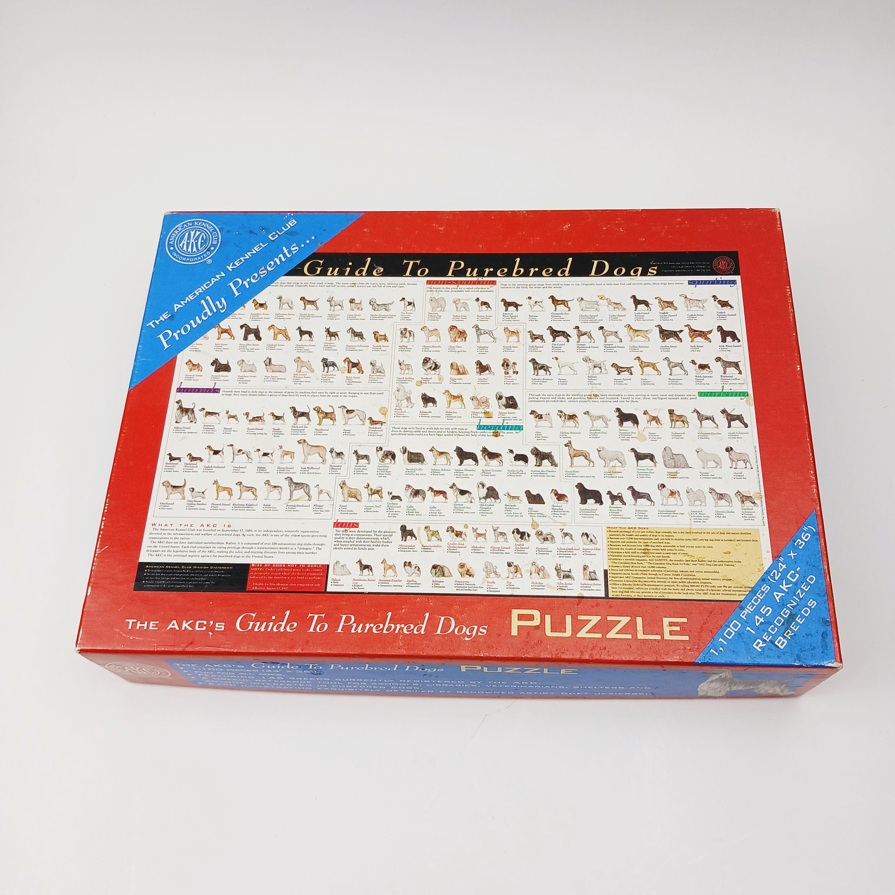 American Kennel Club Guide to Purebred Dogs Jigsaw Puzzle 1100