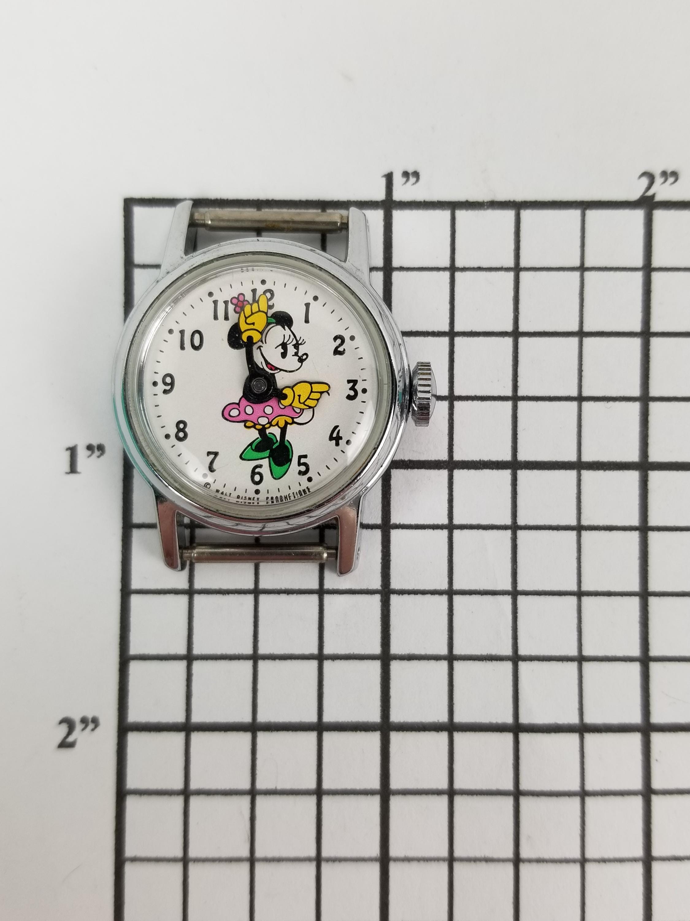 動作○ Vintage Disney Mickey Minnie 腕時計 希少 Vintage Minnie Mouse Watch In Disney Watches & Timepieces (1968