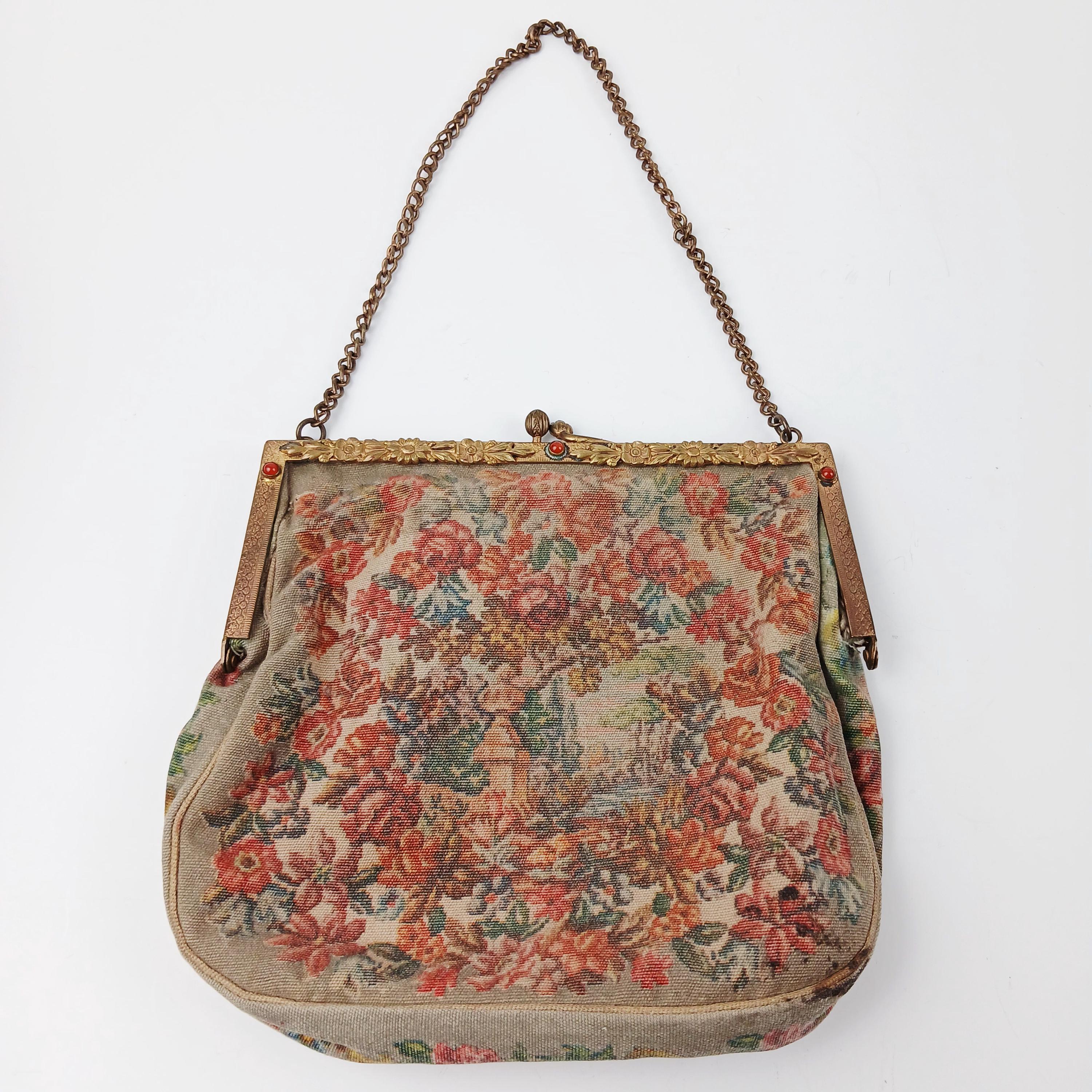 Petit Point Purse - Etsy