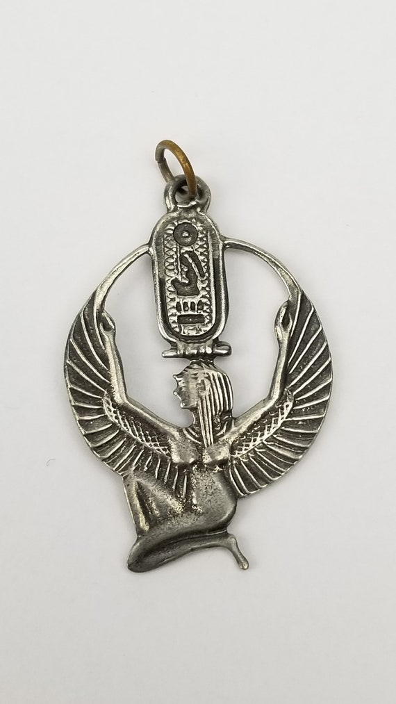Egyptian Necklace Pendant 1.5" Queen Cleopatra God