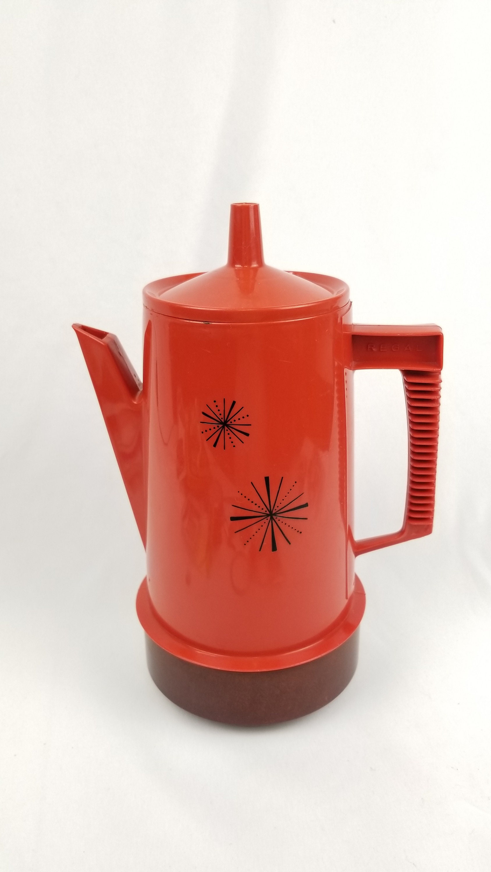 Vintage 40 Cup REGAL Mid Century Modern Space Age Rocket Percolator Coffee  Maker