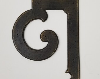 Keeler Brass Corner Accent 4 x 5" Furniture Restoration Applique for Trunk Armoire Dresser Wardrobe