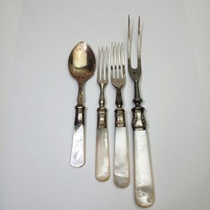Antique Mother of Pearl Flatware - Etsy