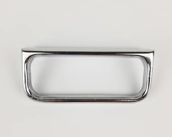 Vintage Chrome Drawer Pull MidCentury Modern Kitchen Cabinet Handle