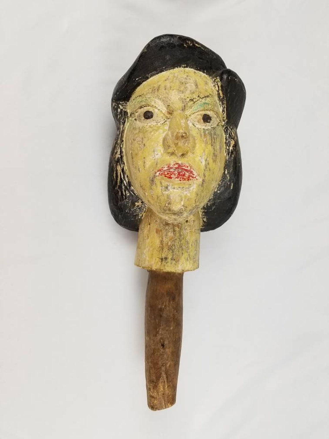 Indonesian Puppet Head 17 Wooden Wayang Golek Rod Puppet Etsy