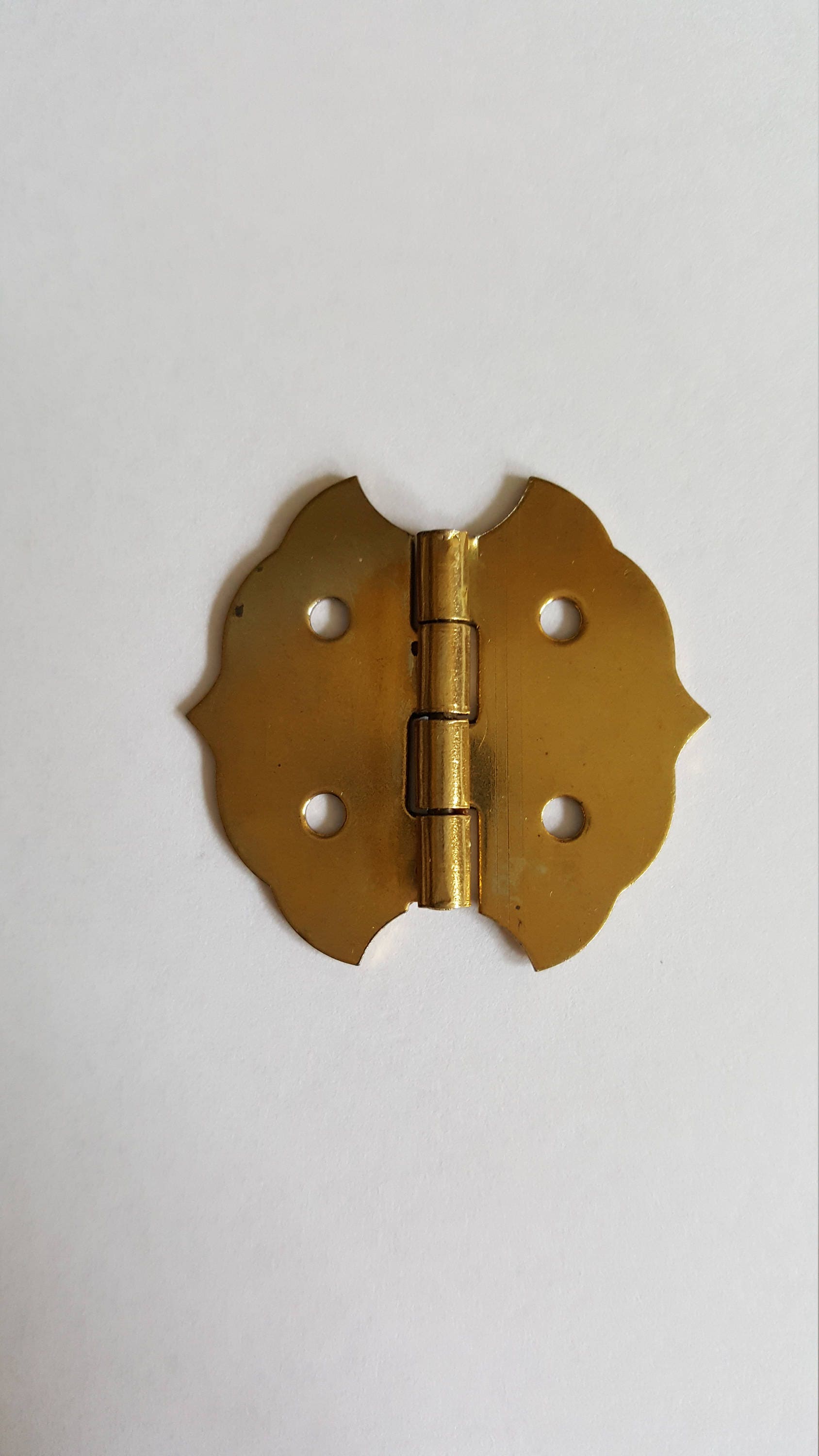 Brass Jewelry Box Hinges Fairy Door Hinge Restoration made in Etsy