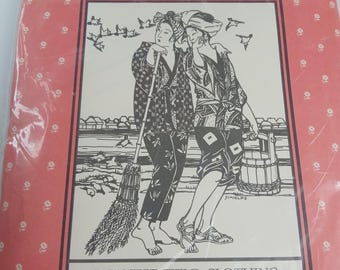 Vintage Folkwear 112 Japanese Field Clothing Sewing Pattern Uncut Hippari Jacket Monpei Pants Padded Coat S M L