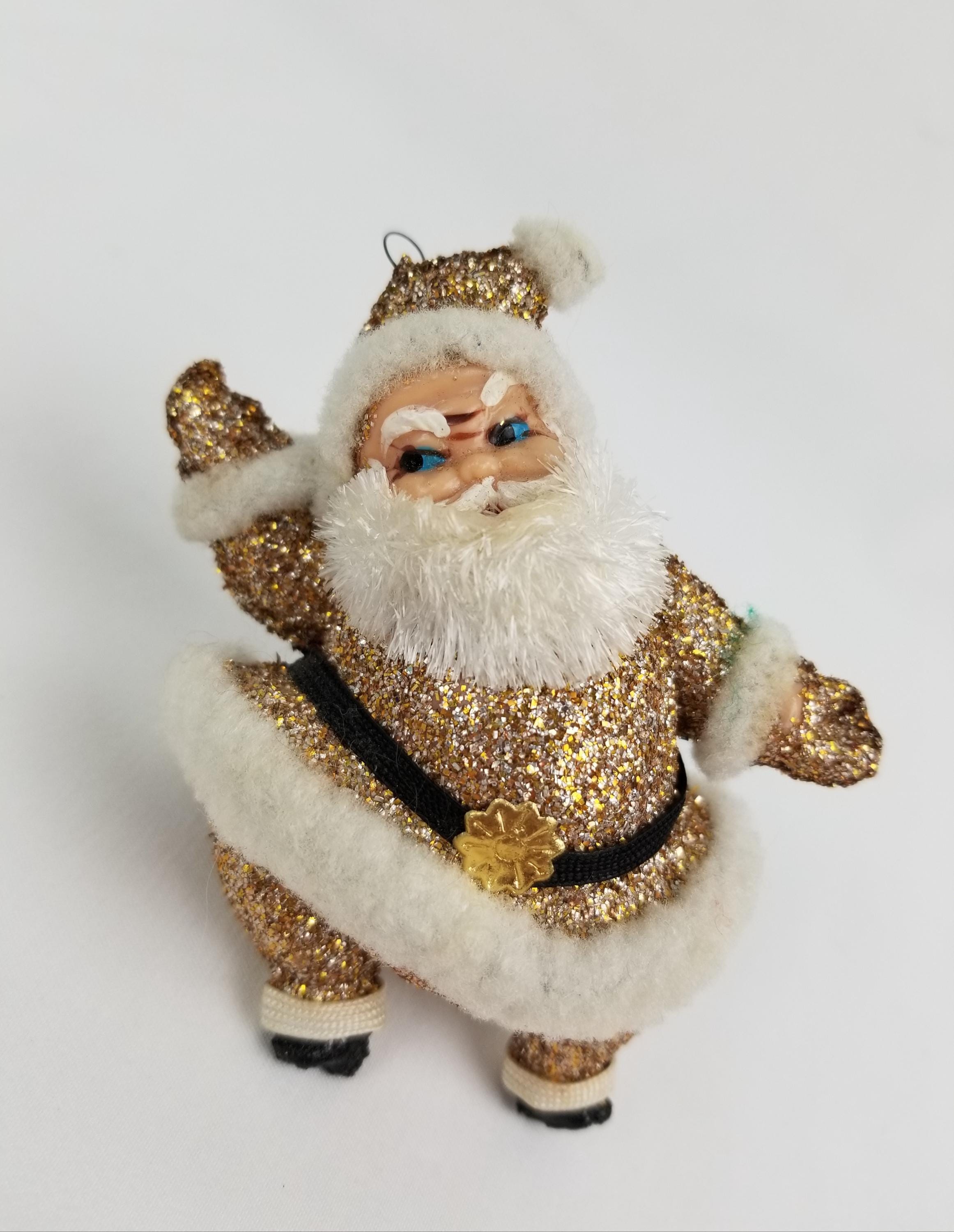 * vintage ornament ❀ * 雪の降る日の サンタクロース さん vintage ornament ❀ * 雪の降る日の サンタクロース さん