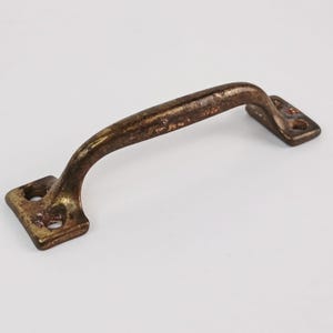 Maniglia per finestra vintage, maniglia per cassetto, maniglia per porta, in ottone massiccio, stile industriale, per contenitore, design elegante e minimalista, per armadio, garage, capanno degli attrezzi, scorrevole