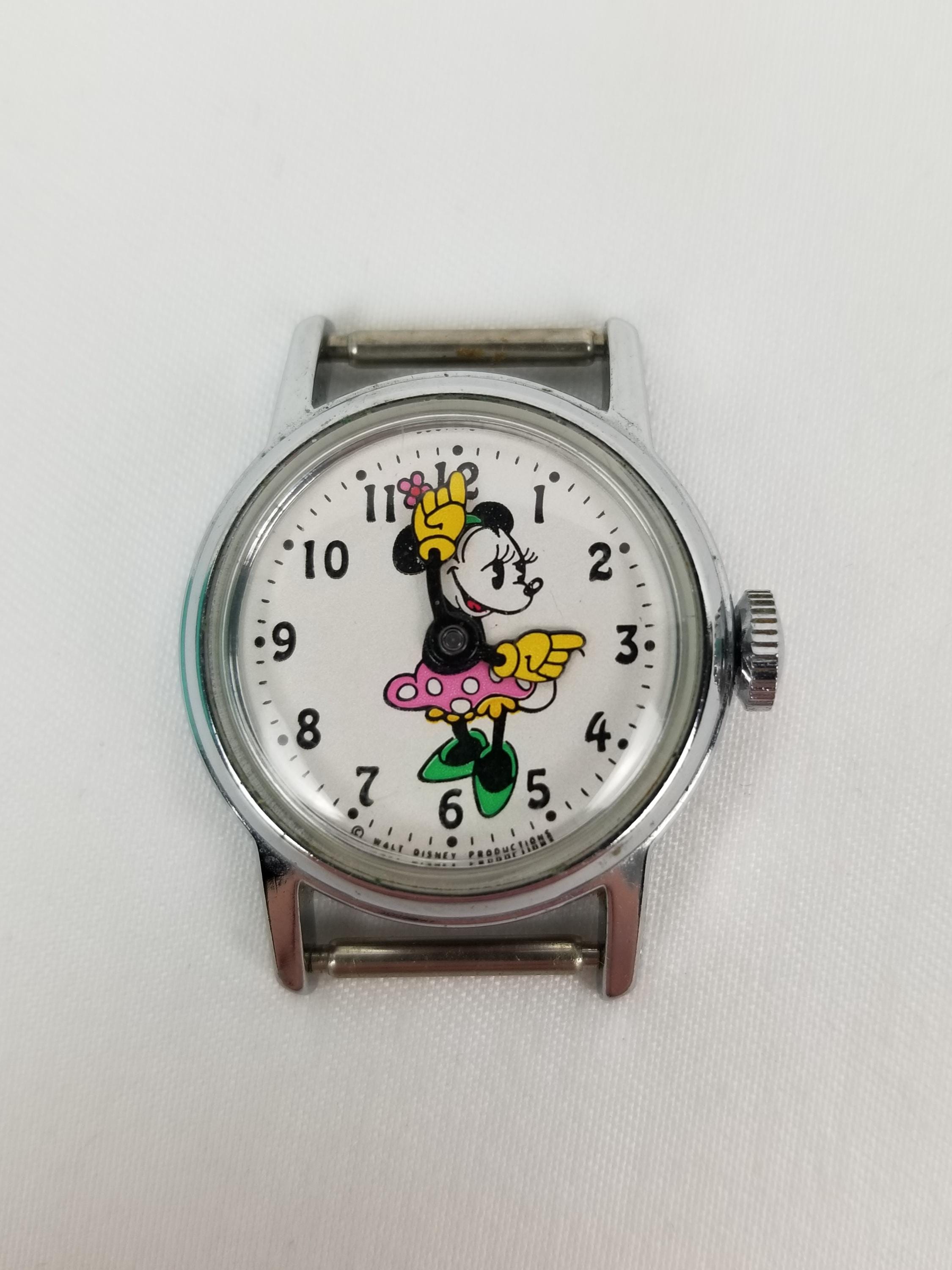 1960s Disney Minnie Mouse Watch Manual Mechanical Wind up