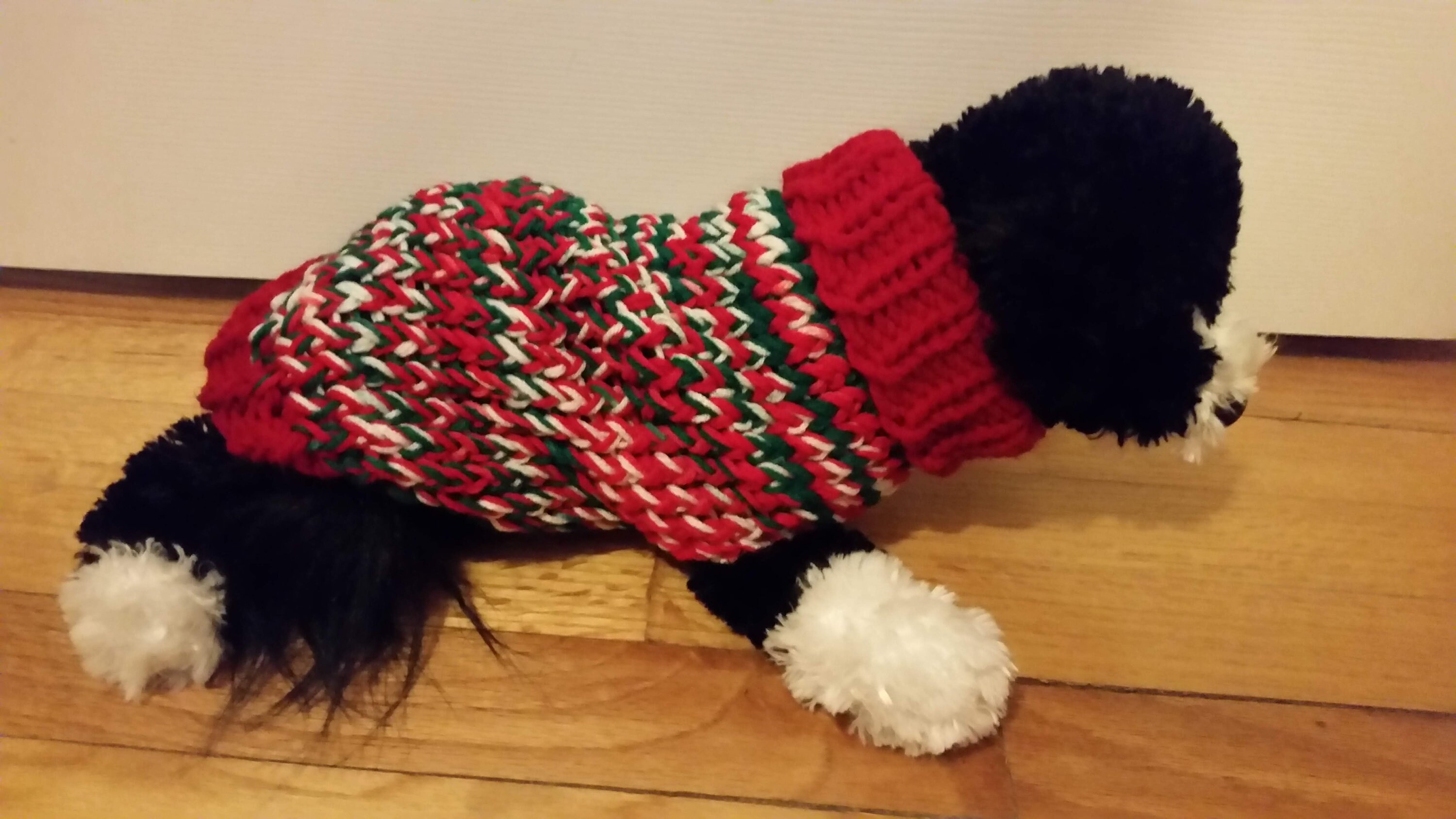 Small Christmas Dog Sweater Small Dog Clothes Small Dog Etsy