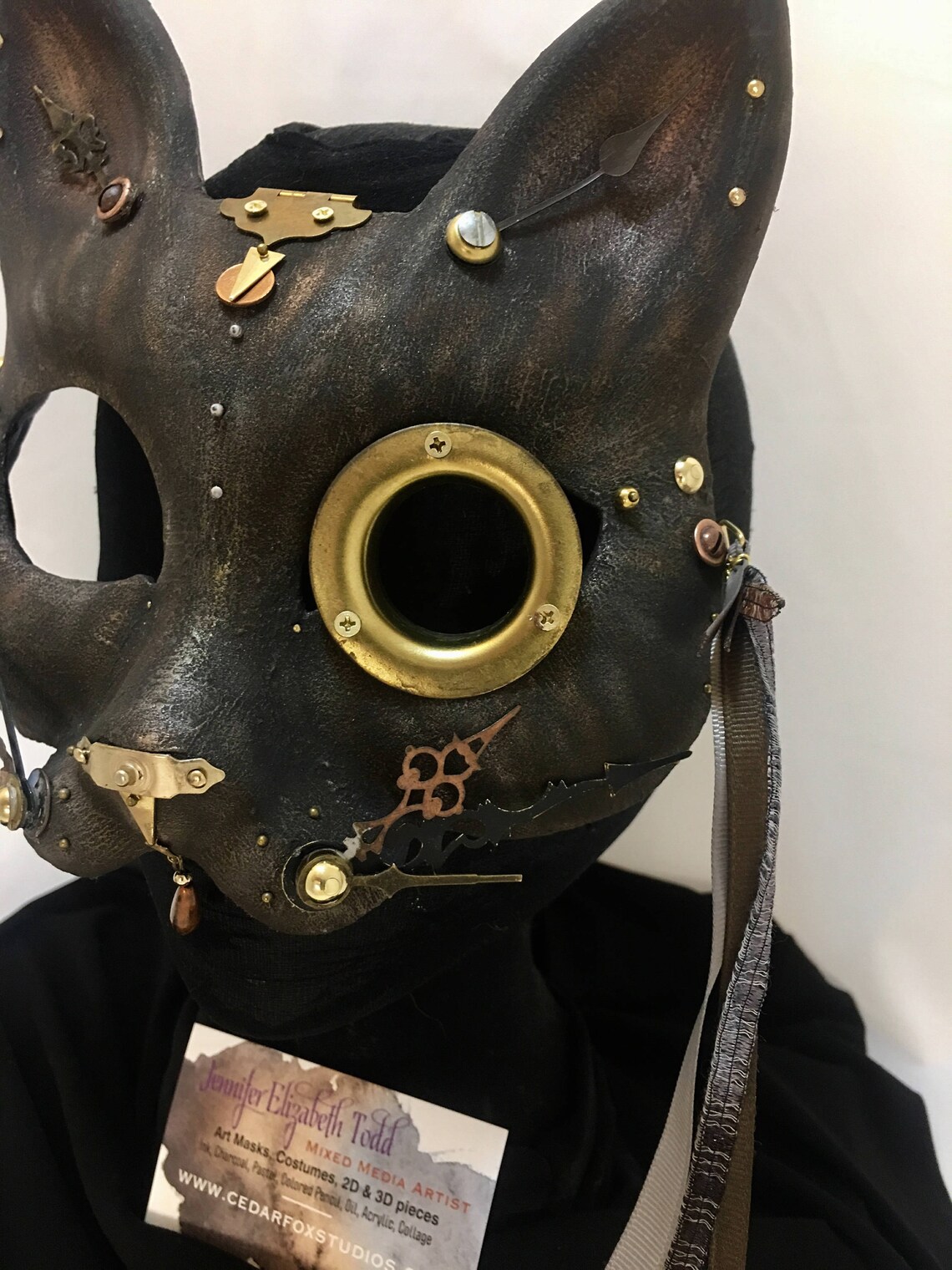 Cat Mask Steampunk Costume clockwork Cat 3 - Etsy