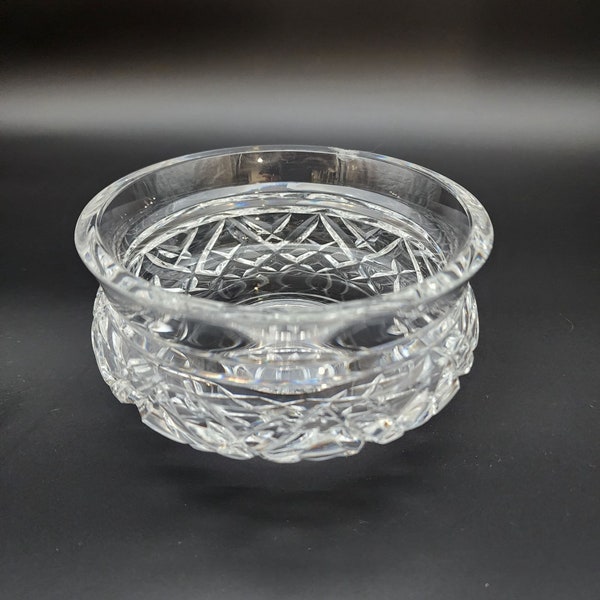 Irish Cut Crystal Glass Bowl Etsy