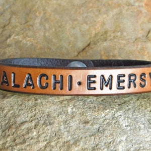 Personalized Name Bracelet Custom Name Leather Latitude Longitude Personalized Leather Cuff Custom Secret Message Coordinates Men Women