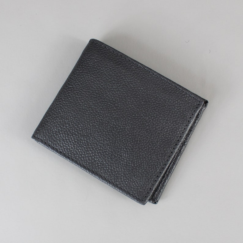 Black Leather Wallet And Card Holder image 6