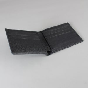 Black Leather Wallet And Card Holder image 7