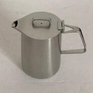 Old Hall Oriana Stainless Steel Coffee Pot / Hot Water Jug by Robert Welch, 1 Pint.