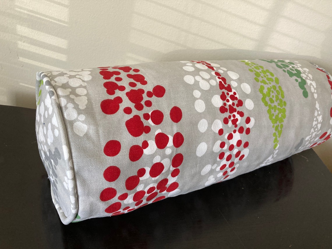 Bolster Pillow Cover Multicolor Decorative Bolster Cover 6x Etsy