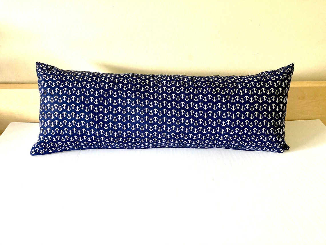 Nautical Lumbar Pillow Cover 14''x 36'' Etsy