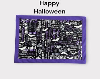 Halloween Placemats Ghost Skeleton and Witches Placemats Halloween Table Decor