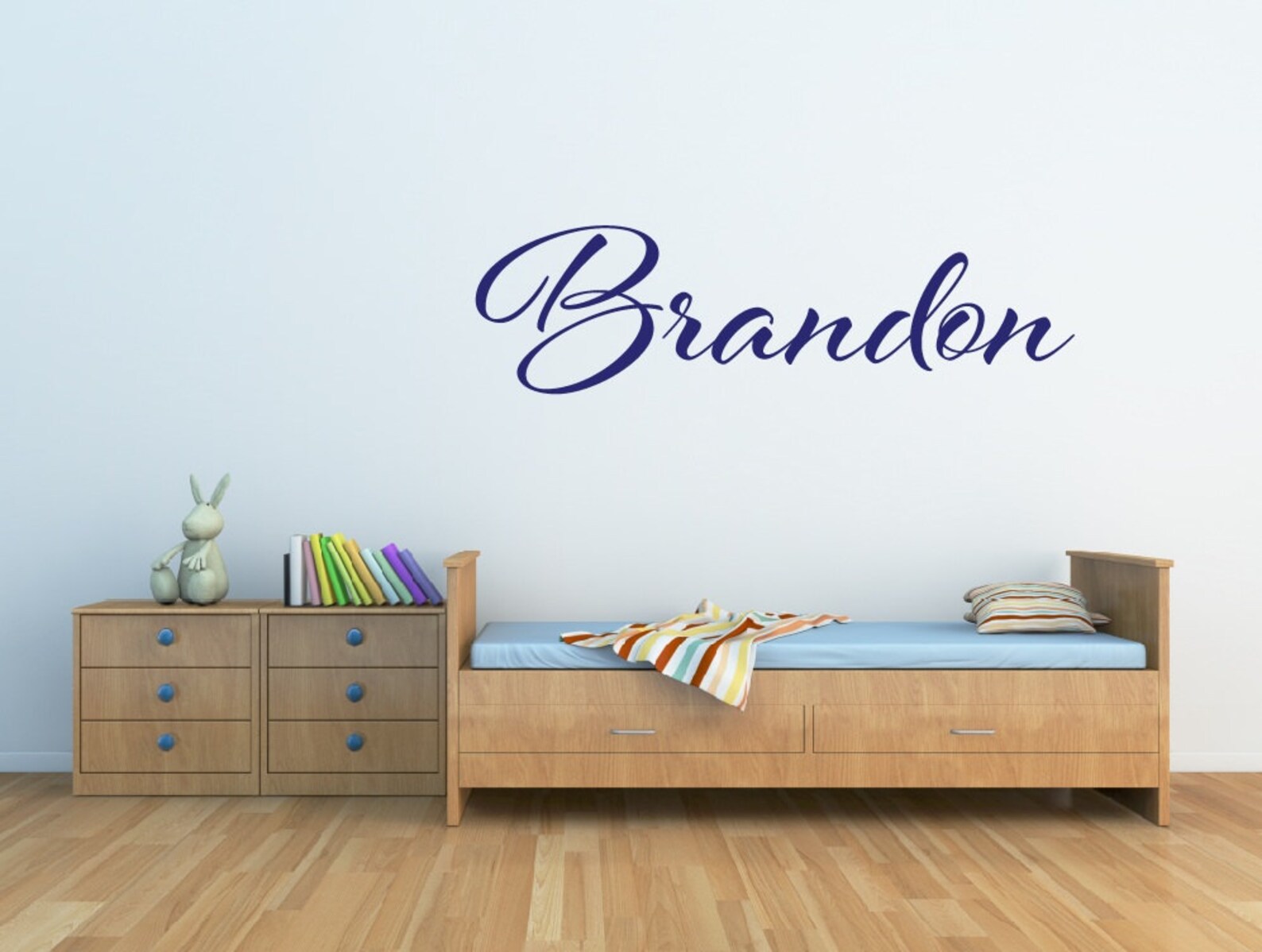 Boys Wall Decals Personalized Name Wall Decal Childrens Etsy