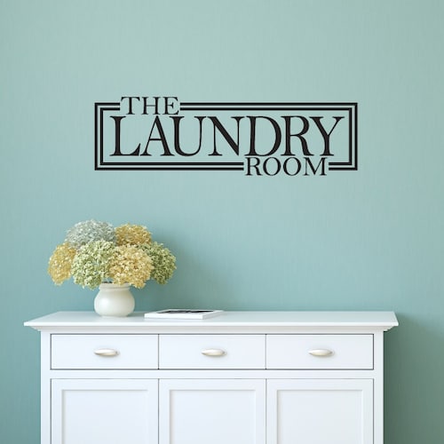 Laundry Room Wall Decal Laundry Wall Decals Laundry Room Etsy